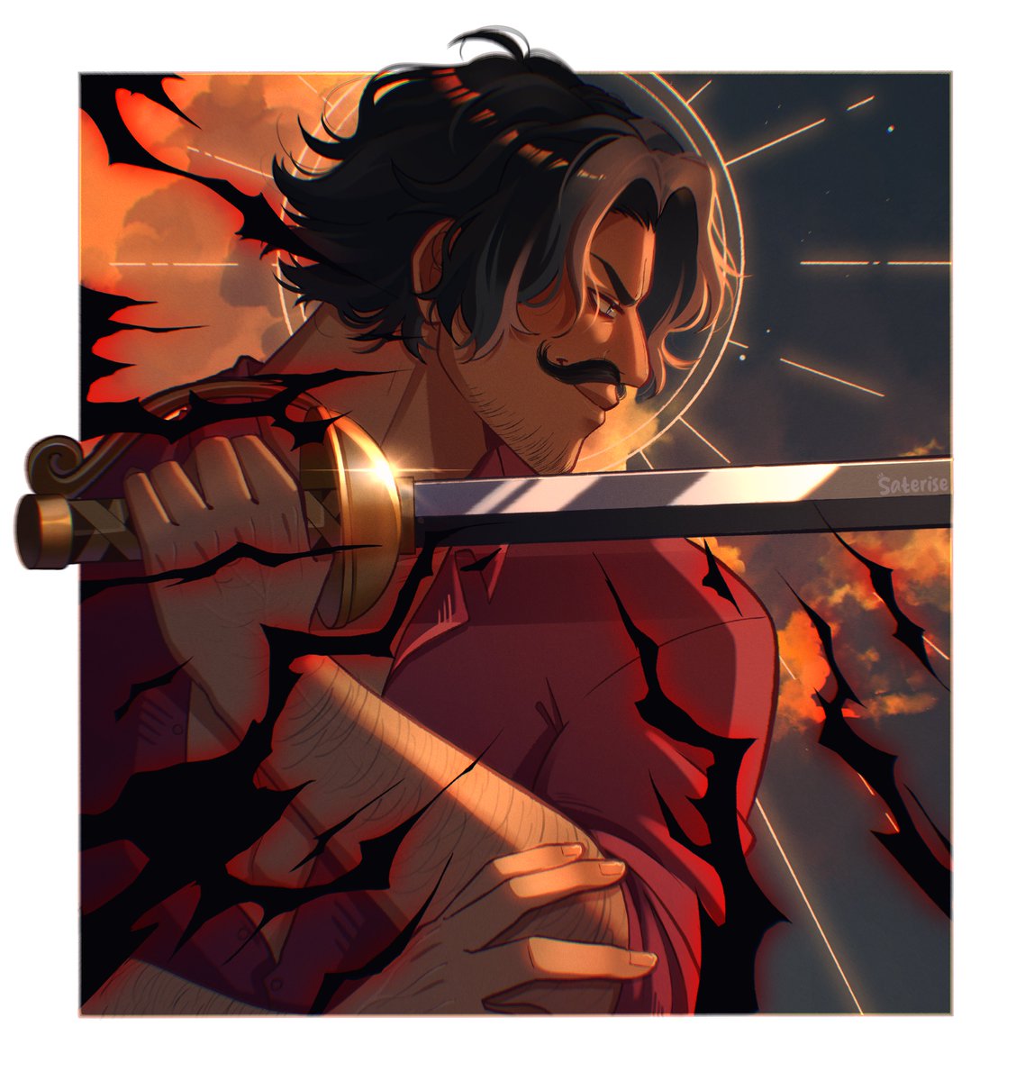 saterise's tweet image. The king 👑 🥇 

#onepiece #goldroger