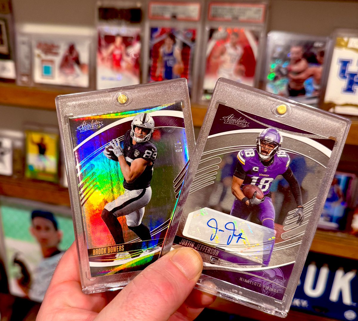 Good  moment to post this from @paniniamerica Absolute after JJ just scored!