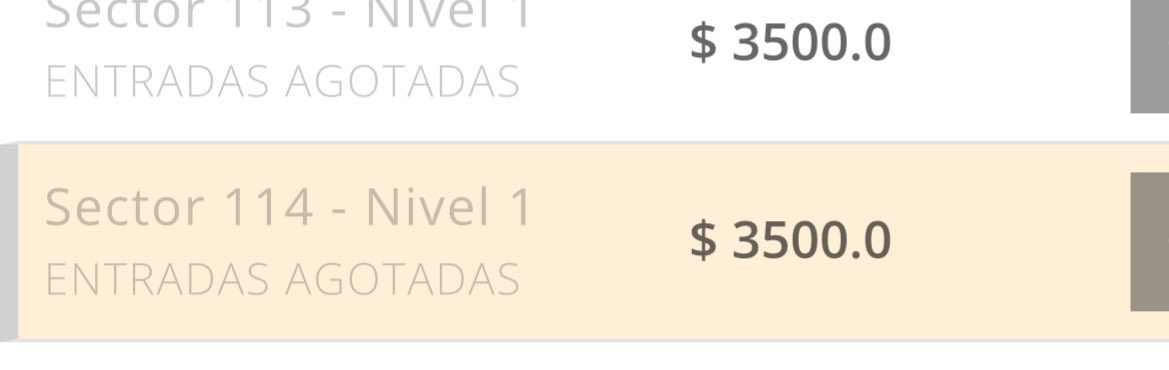 NicooDumpierrez's tweet photo. Tengo dos entradas para el show de trueno hoy 21.00, 1500 C/u

Sector 114 nivel 1 

Consulten https://t.co/valG4CQ6y3