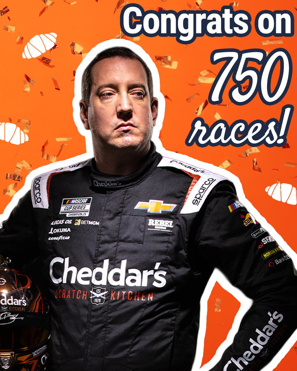 Congratulations <a href="/KyleBusch/">Kyle Busch</a>  on 🏁 🙌 750 Career Starts 🏁 🙌 (and that’s just the Cup Series)!

<a href="/RCRracing/">RCR</a> | @PhoenixRaceway | #NASCARChampionship | #NascarPlayoffs