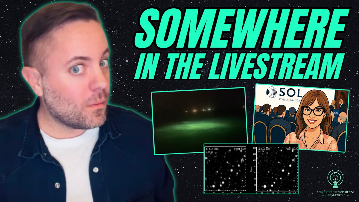 LIVE TONIGHT 5PM ET / 9 PM UK 🛸

A FULL review of the <a href="/_SolFoundation/">The Sol Foundation</a> Symposium, Area 51 UAP crash updates, Rendlesham clashes and VASCO flashes! And how is <a href="/GalileoProject1/">Galileo Project</a> connected to <a href="/NASCAR/">NASCAR</a> and <a href="/SphereVegas/">Sphere</a> ? Join us in the LIVE CHAT!

Watch here: youtube.com/watch?v=14fKEe…