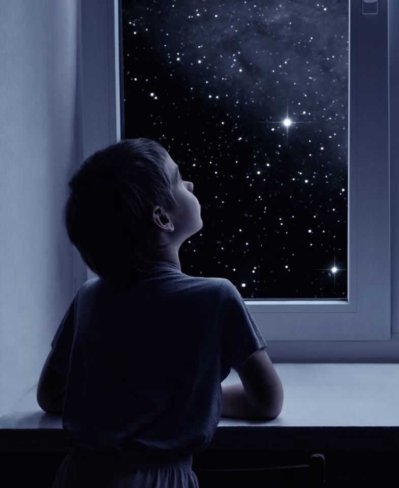 Ognuno di noi ha una stella da tenere stretta al cuore,un canto,una melodia che illumina la notte
Che sia una notte stupenda,un cielo blu,
la luce lattea della luna e delle stelle e un sogno di quelli che non muore mai
Serena notte e splendidi sogni 🌜