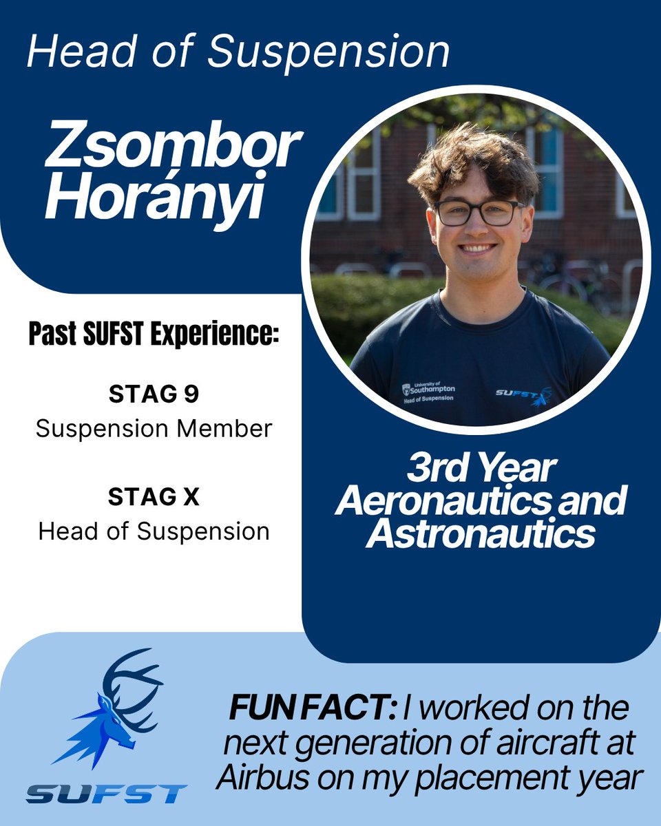 SUFST's tweet image. Next up we have our heads of structural design: Zsombor and Ben !! (Part 1)

#formulastudent #leadership #meettheteam #engineering #fsuk