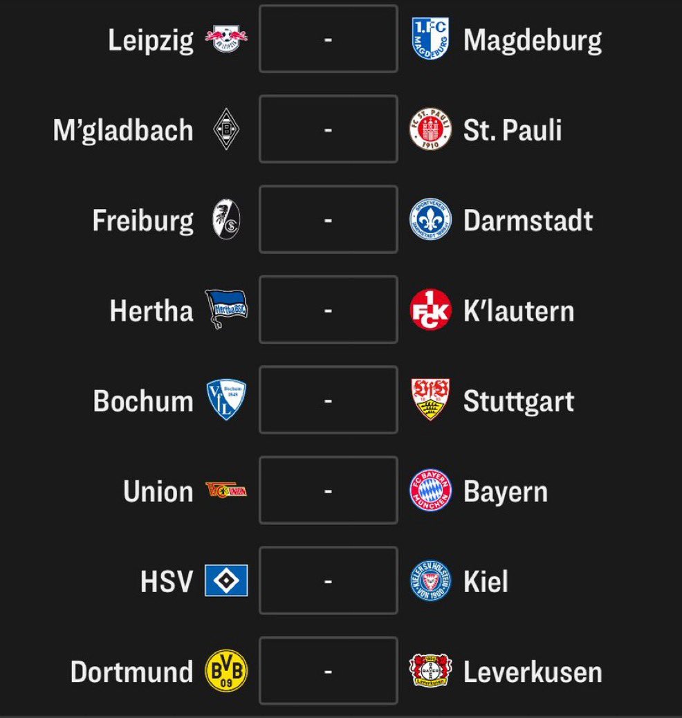 PascalLedune's tweet image. 2 Zweitligisten mit Heimrecht, vier auswärts. Drei beim höherklassigen. Wann wird der DFB endlich immer dem unterklassigen Heimrecht gewähren? @DFB #gewinnerbleibt #dfbpokal @arndzeigler @philippkoester @p_rentsch