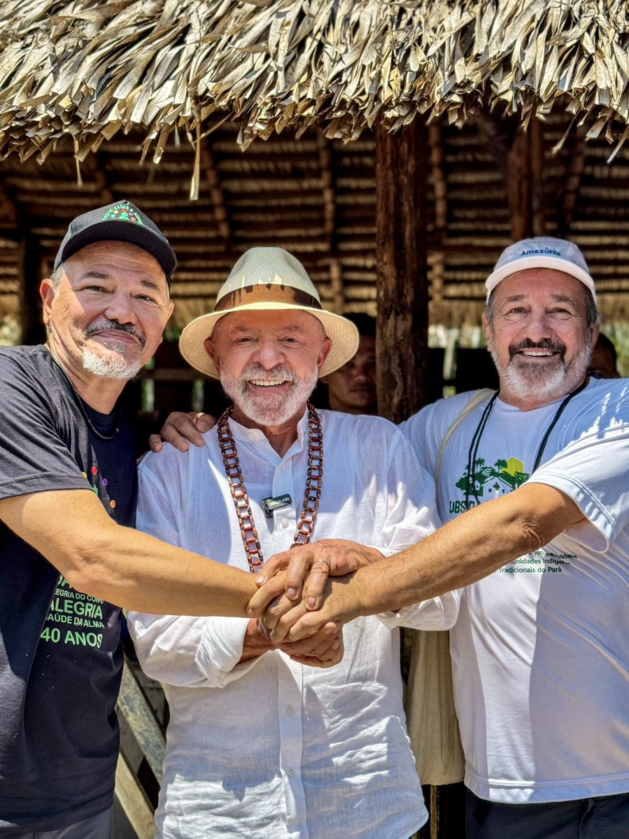 #TapajosVivo - <a href="/LulaOficial/">Lula</a> no Tapajos #SaúdeAlegria 🙌