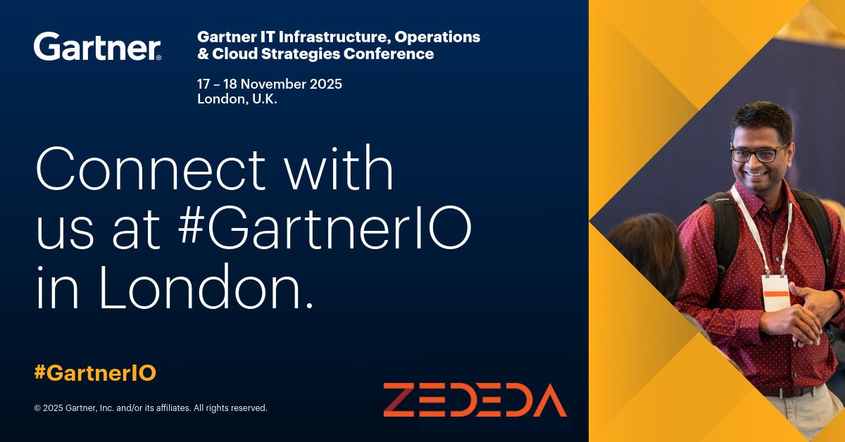 ernestobeneke's tweet image. ZEDEDA will be at #GartnerIO in London on November 17-18th! Connect with us at booth to learn more about #edgeorchestration and the rapid growth of #edgecomputing across different verticals such as #oilandgas, #manufacturing, #automotive, and more.