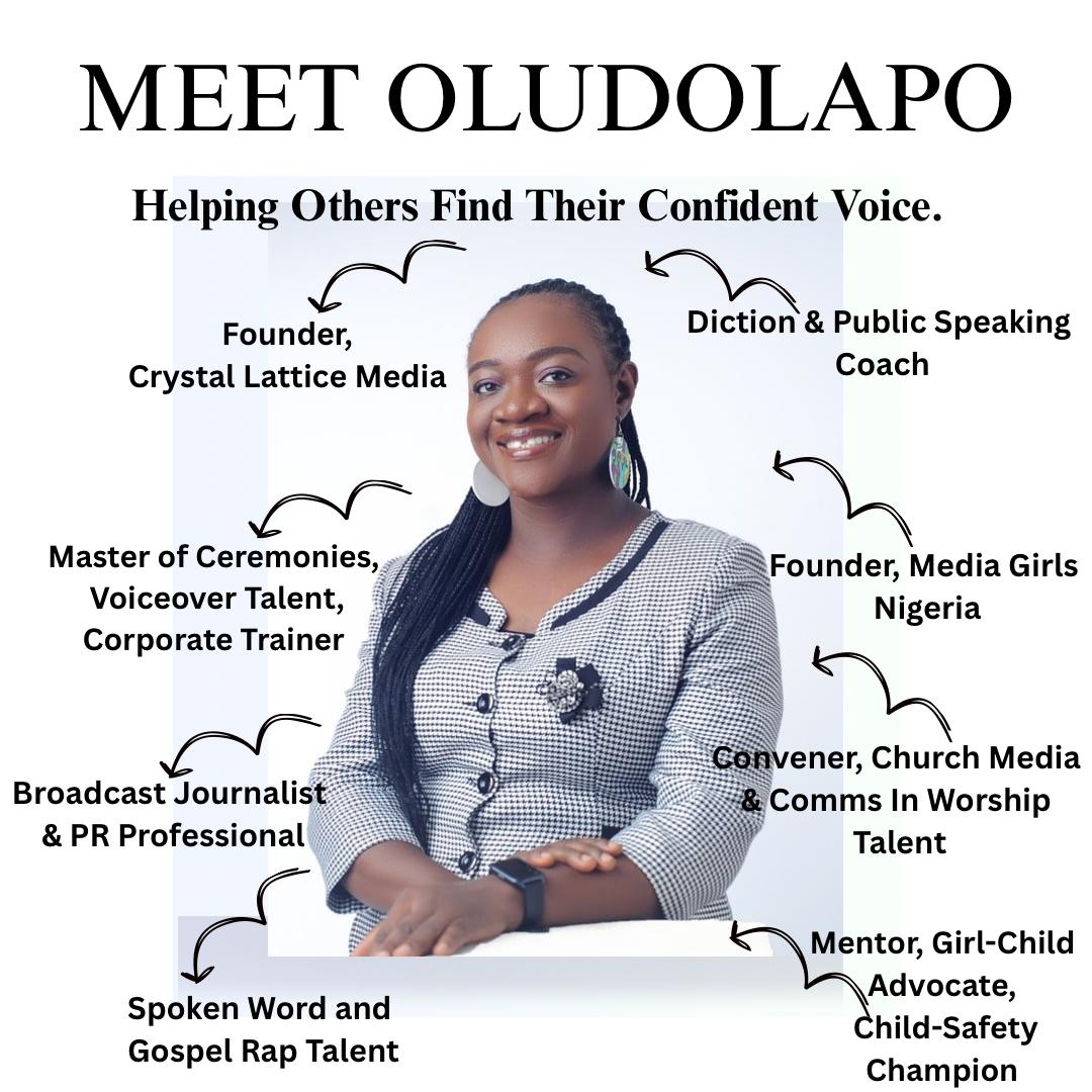 oludolapo_ade's tweet image. P.O.L.Y.T.E.C.H.N.I.C

Multi-talented and not ashamed to admit it!
I&apos;m Oludolapo Adewale and I help people find their confident voice through my offerings.

Graphics inspired by @omalivingshow &apos;s post.
#CreateWithOludolapo #VisibilityChallenge Day 2/30