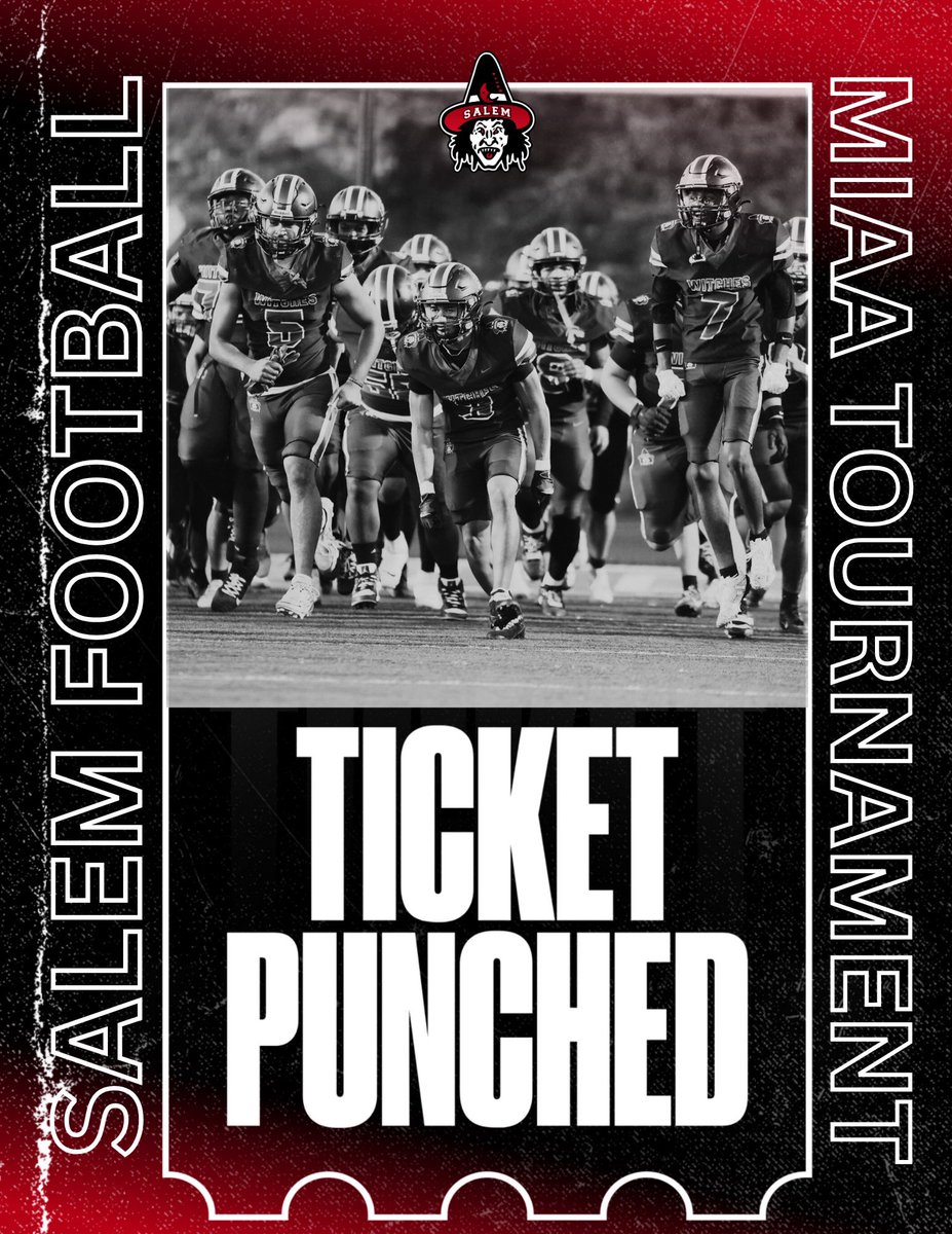 WitchesSports's tweet photo. The Football team is going to the playoffs! Salem Football will be playing Shawsheen Tech in the Round of 16!
#GDTBG #GoWitch https://t.co/ZawQ9YK48N