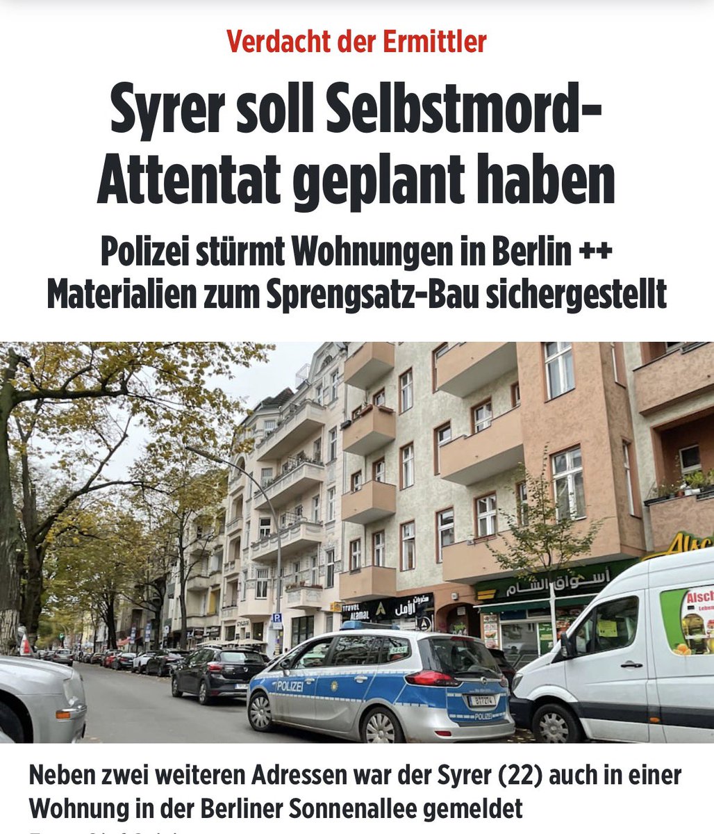 Wie gut, dass Außenminister #Wadephul grade noch bestätigte, wie schwer vorstellbar #Abschiebungen nach Syrien seien.
Wieviele hilfsbedürftige Abdallas, die lieber an Sprengsätzen als dem Wiederaufbau ihrer Heimat bauen, wohl noch in Deutschland rumlaufen?