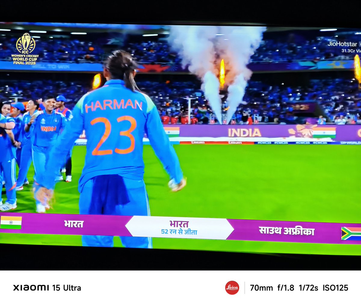 ImtiyaxRk's tweet photo. Champions of the World 🏆🔥
History created by our Women in Blue. So proud of this incredible team that’s made a billion dreams come true. 💙🇮🇳
#WWCFinal #TeamIndia #WorldChampions https://t.co/thU6yD8Aal