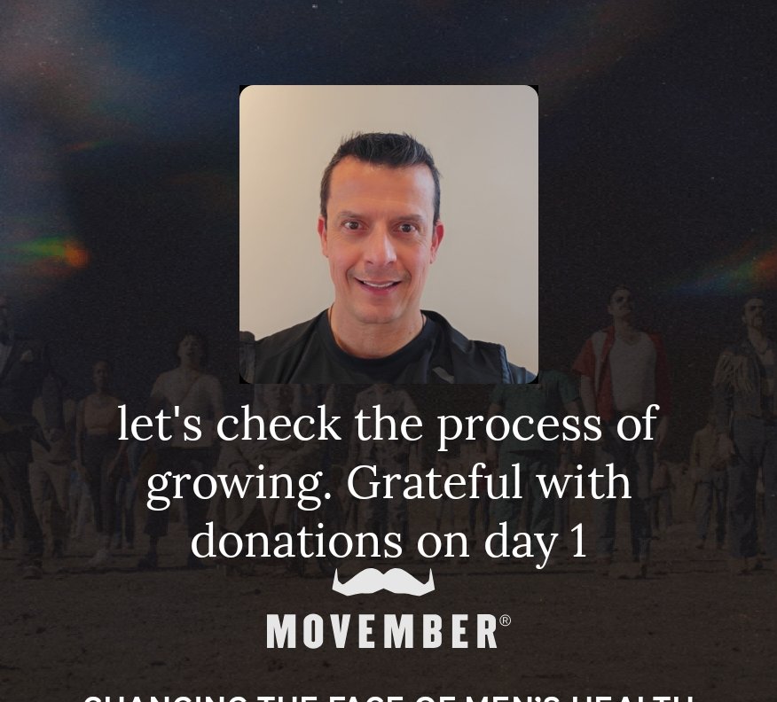 AlexGaleth's tweet image. Support the #Movember Prostate Cancer awareness month