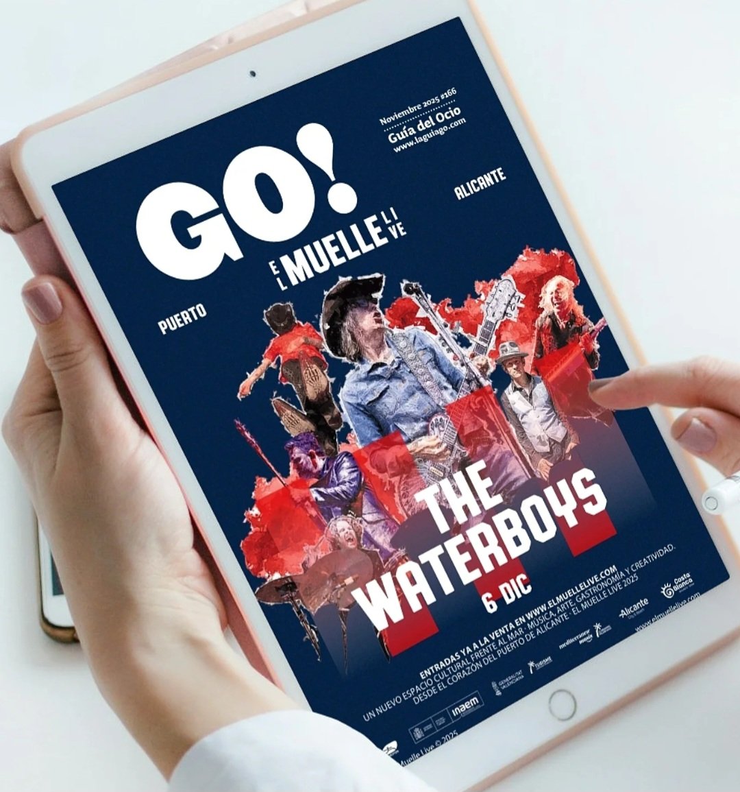 GuiaGoAlicante's tweet photo. 🔊 REVISTA GO! DE NOVIEMBRE + SORTEO 3 ENTRADAS THE WATERBOYS 👏

¡Ya disponible la Revista GO! con los mejores planes de ocio y cultura en la Provincia de Alicante! 🥰  AQUÍ:

https://t.co/hTypnKVICw

Sorteo: Like + Retuit, jueves ganadores. https://t.co/fTfoXSON4o