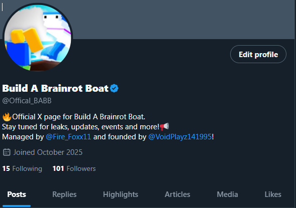 Build A Brainrot Boat tweet media