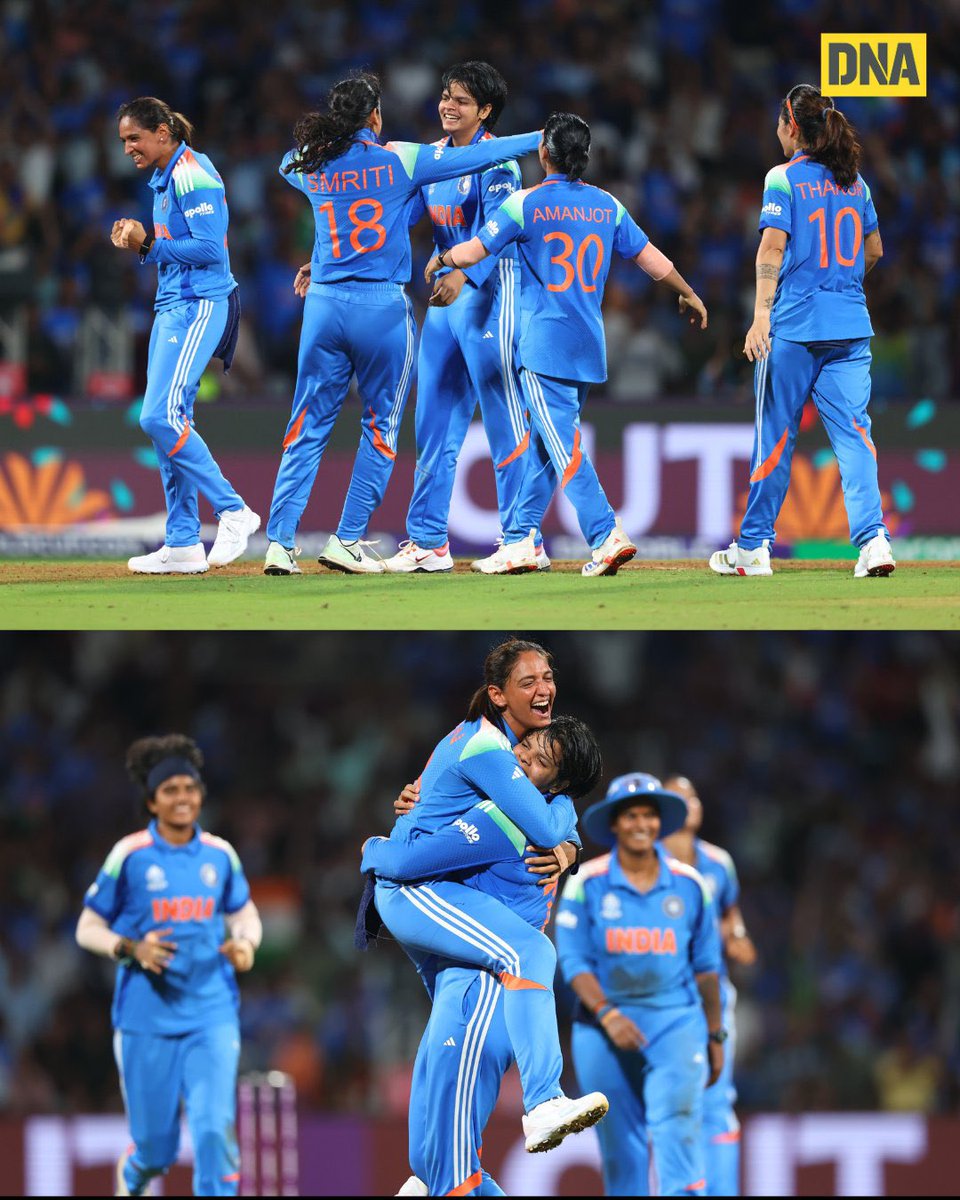 भारतीय महिला क्रिकेट टीम को विश्वविजेता बनने पर हार्दिक बधाई!

जहाँ बेटियाँ दहाड़ती हैं, वहाँ जीत अपनी कहानी खुद लिखती है! 🏆

म्हारी छोरियां छोरों से कम हैं के!

We are proud of you Team India 🇮🇳
#WomensWorldCup2025
#indwvssaw