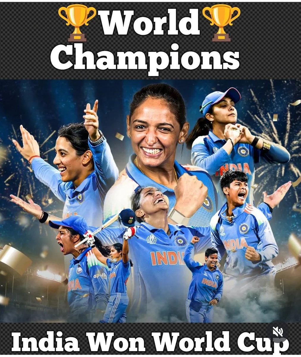 शानदार जबरदस्त जिन्दाबाद...
#बधाई_शेरनियों
<a href="/BCCIWomen/">BCCI Women</a> <a href="/ImHarmanpreet/">Harmanpreet Kaur</a> <a href="/mandhana_smriti/">Smriti Mandhana</a> <a href="/bebakup/">आवाज-ए-पूर्वांचल</a>