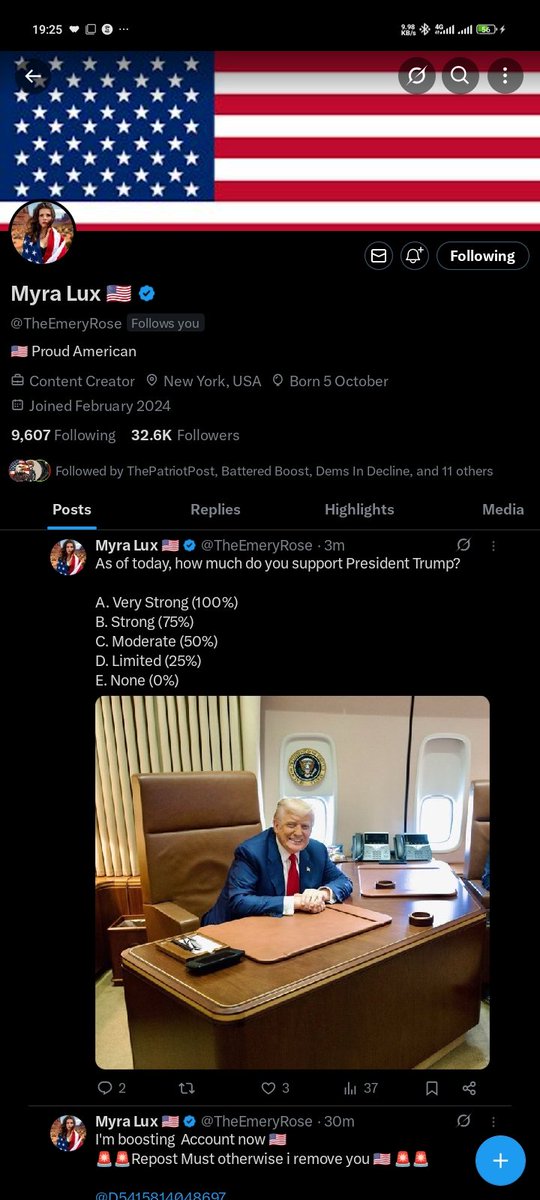 itzaklord's tweet image. This is one of those big accounts that has been following me for more than 72hrs. 
Then there are some people with less than 32k followers that will be unfollowing their mutuals, if you unfollow me I will unfollow you as well. 
@TheEmeryRose  I really appreciate it 🙏🏾