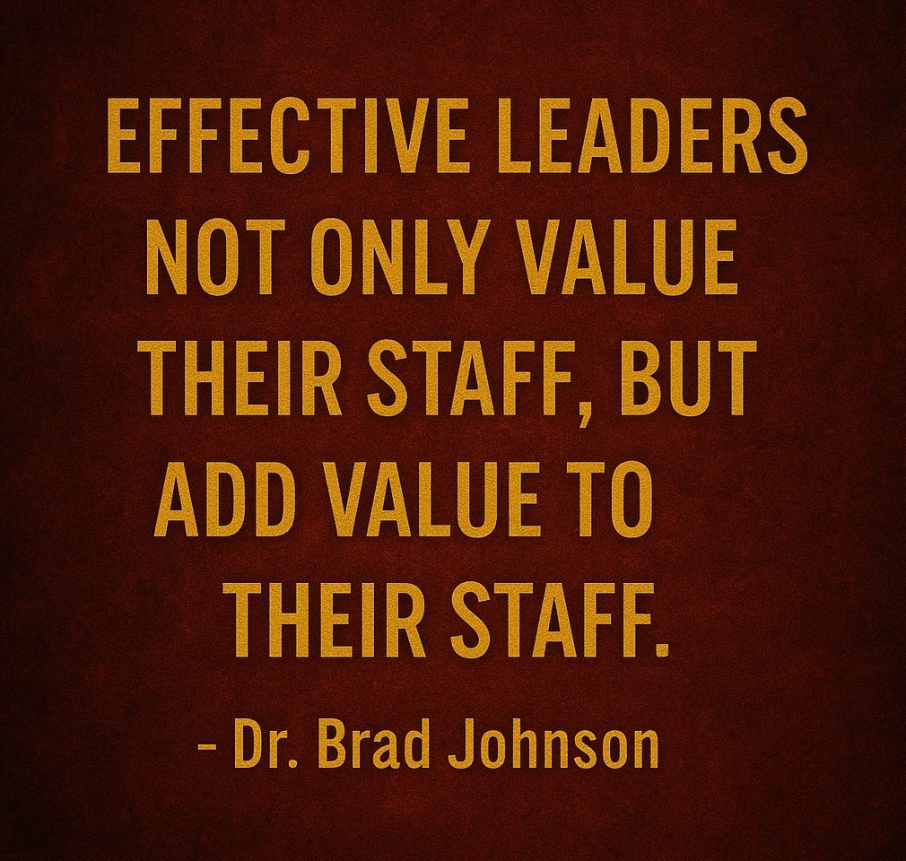 Value and add value.