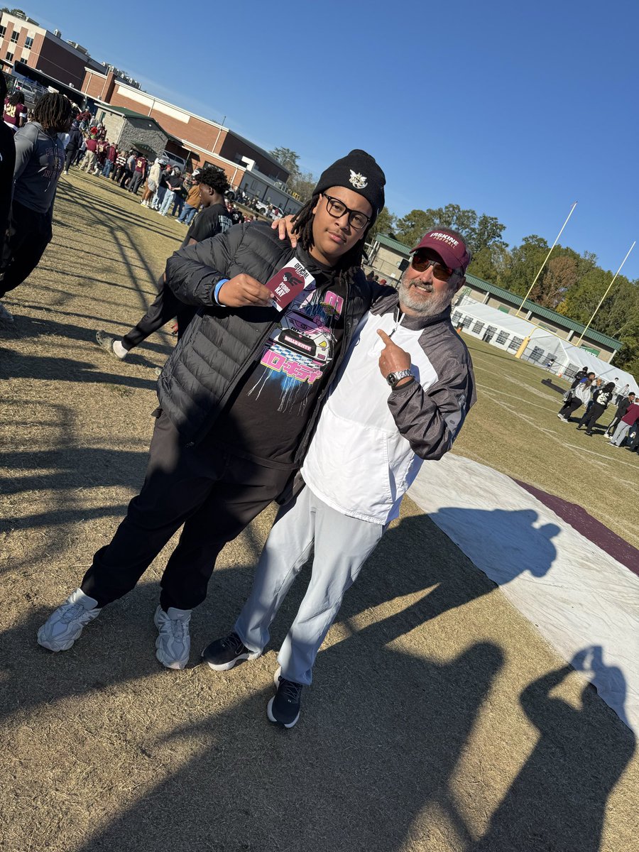 PedroK2026's tweet photo. Have a great time at Erskine this Saturday. Thanks @icoachfb for the game day visit @FleetFB @Coach_Norris103 @DontaBell5 @GatlinburgBowl https://t.co/SZ6XSHiIY8