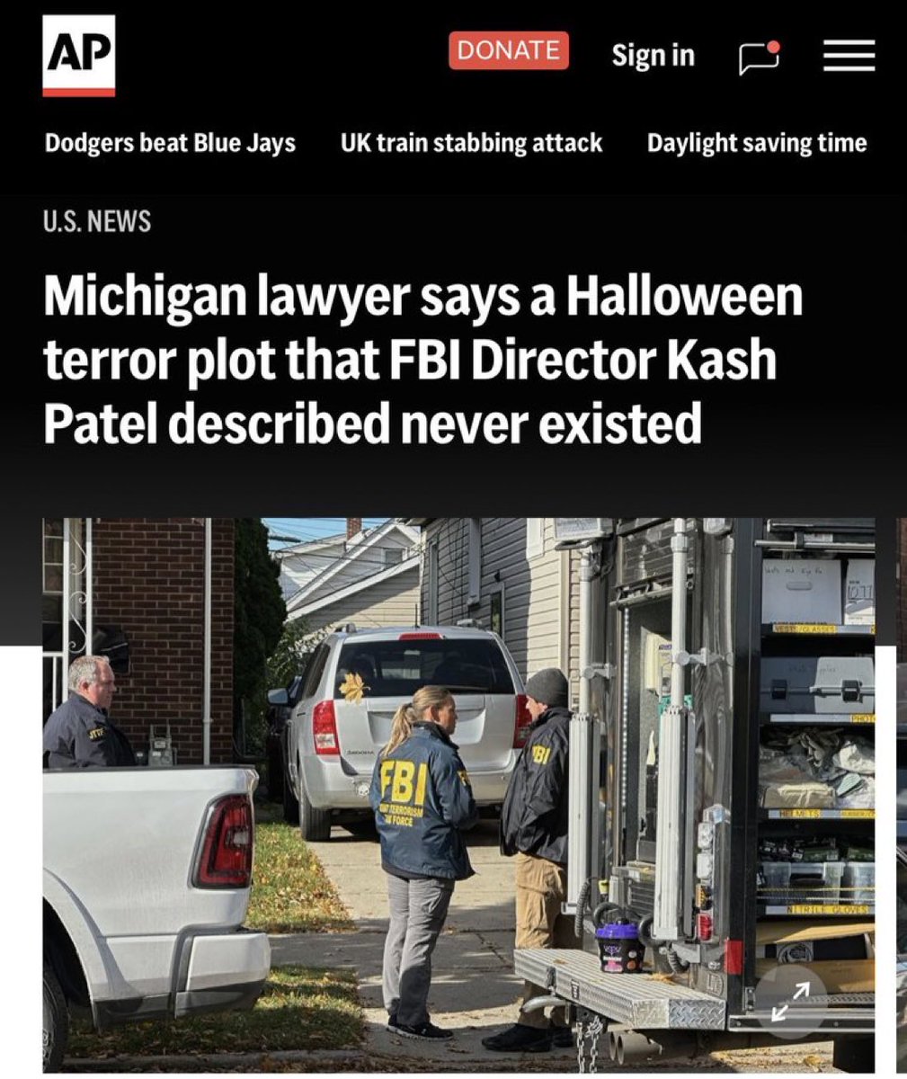 <a href="/Kash_Patel/">Kash Patel</a> We making shit up now ?