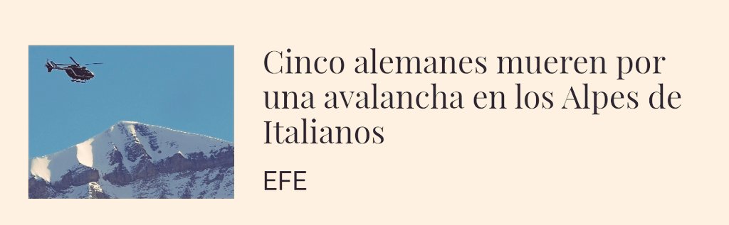 Malditas avalanchas de italianos...