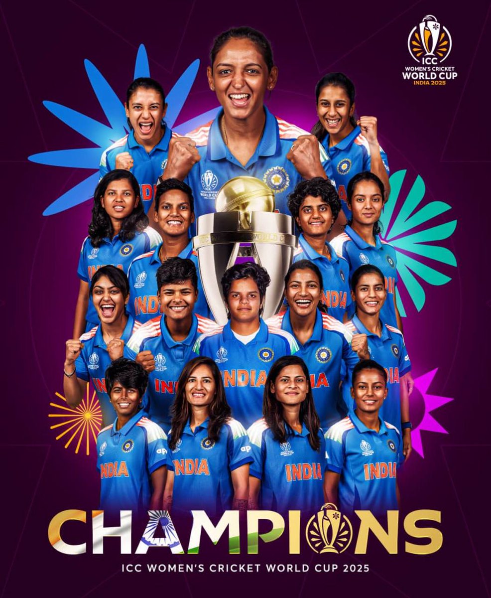 yadavajeet63405's tweet image. Congratulations India 🎉🥳💐❤️

#IndianCricket #WomensWorldCup2025 
#Indv