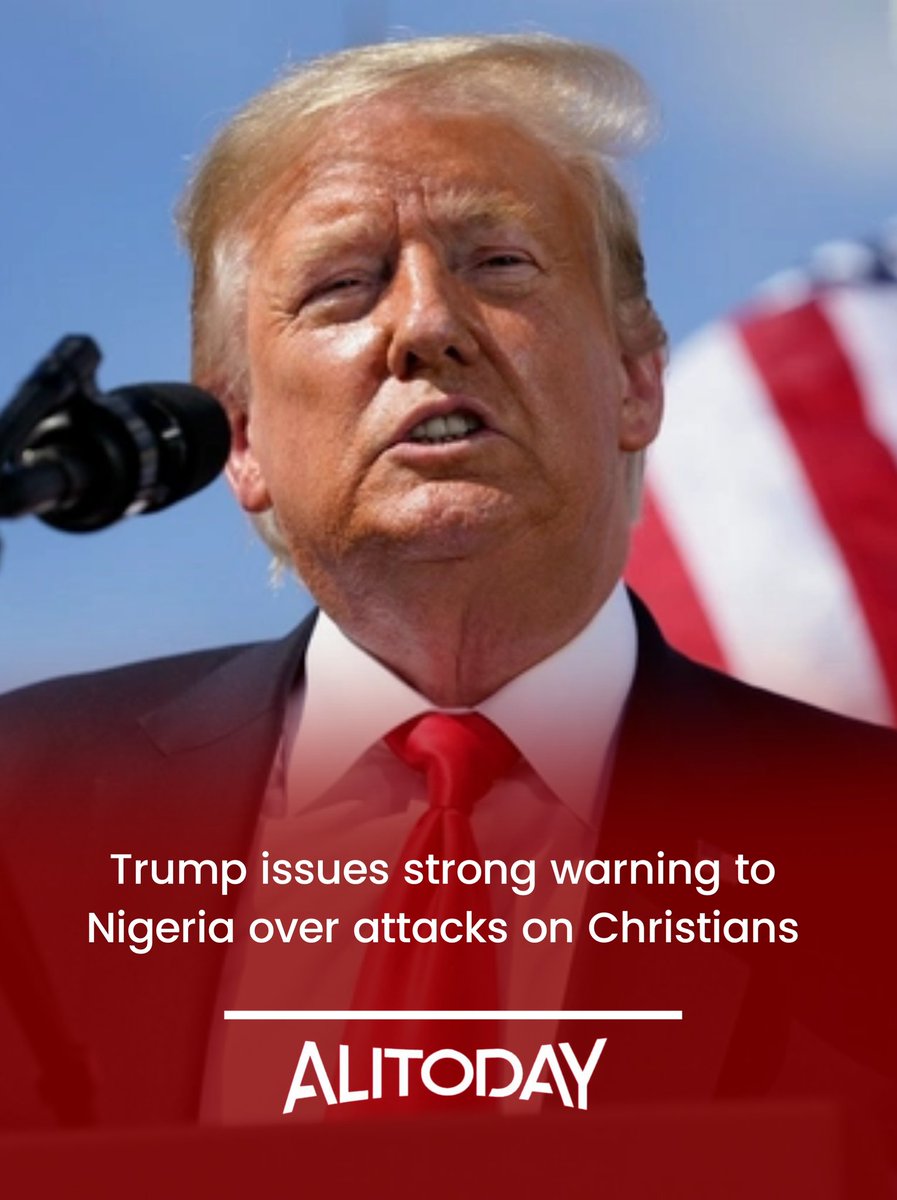 U.S. President Donald Trump warned of possible military action against Nigeria, accusing its government of failing to stop the killing of Christians. He said any U.S. response would be “fast, vicious, and sweet.”

#donaltrump #america #nigeria #news #alitodaynews #alitoday