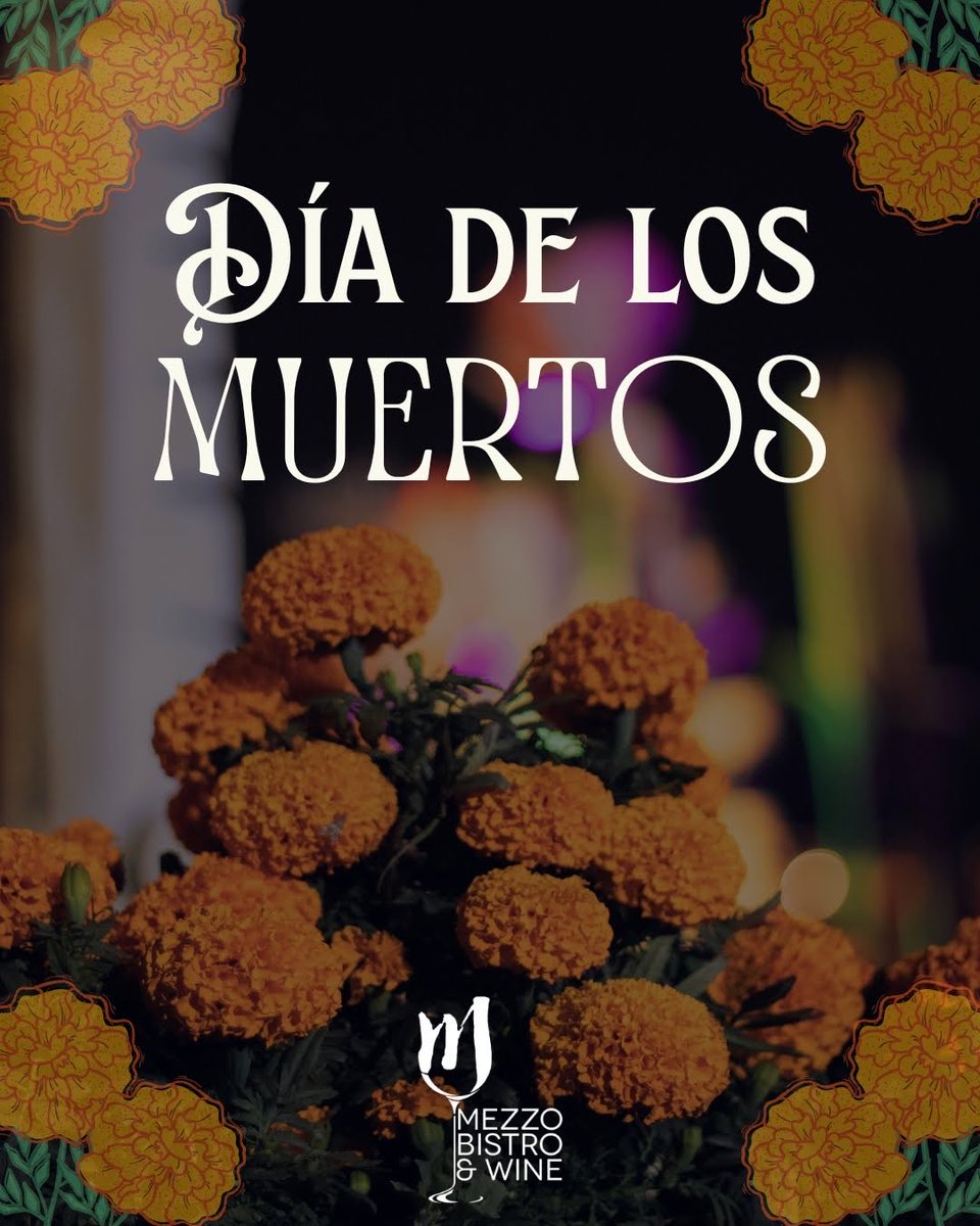This week, we honor Día de los Muertos with flavors full of life 🇲🇽✨
Come try our specials — Barramundi a la Veracruzana, creamy Butternut Squash Soup, and for dessert, warm Churros with Vanilla Gelato.
Celebrate tradition, taste, and togetherness at Mezzo Bistro.