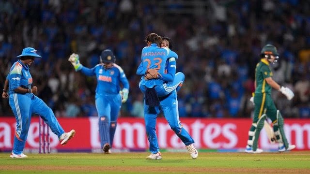 Congratulations #TeamIndia! 🎉
The Indian women's team defeated South Africa to win the Women's World Cup. This is India's first World Cup win, and women's cricket has a new champion after 25 years. The Indian team became the fourth team to win the Women's World Cup, after