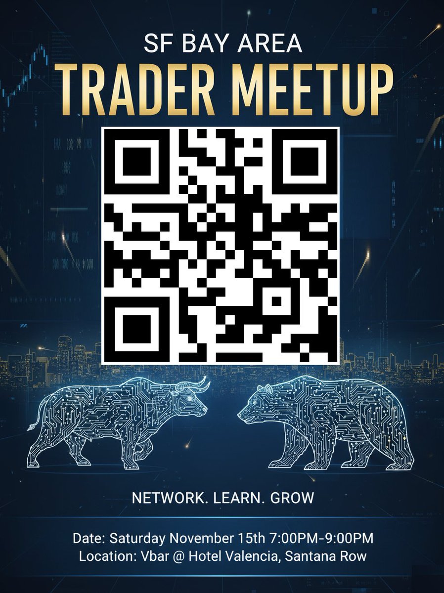 What's up Fintwit, I'm setting up a drinks+chat for Bay Area traders on the 15th. Please RSVP using the link or QR if interested!! forms.gle/oWtTAavtFWctQR…

<a href="/BrianLeeTrades/">Brian Lee</a> 
<a href="/DCamozzoTrades/">Danny Camozzo</a>
<a href="/short0x/">Short0x</a> 
<a href="/gstrades/">GStrades</a> 
<a href="/SovereignTrades/">Sovereign💎</a> 
<a href="/tacoxmoney/">🤘🏽😈🤘🏽</a> 
<a href="/luminelin/">Lumine Lin</a> 
<a href="/GUS_player_C/">Trader_Chen</a> 
<a href="/nieto/">anthony</a>