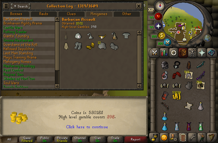 To balance out RNG, I guess my 2nd BA pet will be at gc 1759