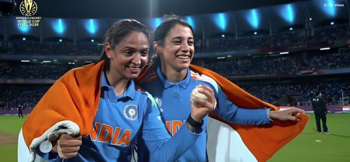ImMD45's tweet image. History created Today Remember the date 
India won over South Africa &amp;amp; Went to the Number one Team 
After India won Twitter has changed the like button try the magic 
Congratulations Team India Jeet Geya
India Inda 
#INDWvsSAW #CWC2025
#WomensWorldCup2025
Deepti Sharma #CWC25