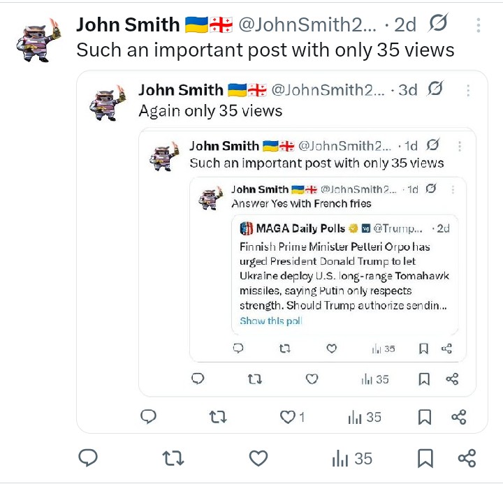 The algo locked me with only 35 views