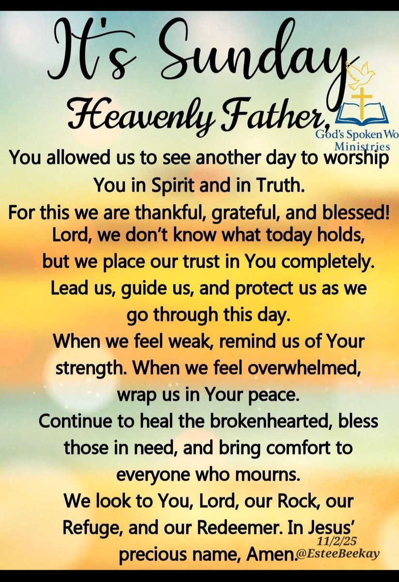 EsteeBeekay's tweet image. May you be blessed, healed and prospered on today. In the name of Jesus. Amen 🙏🏾💜✝️ #churchflow ⛪️