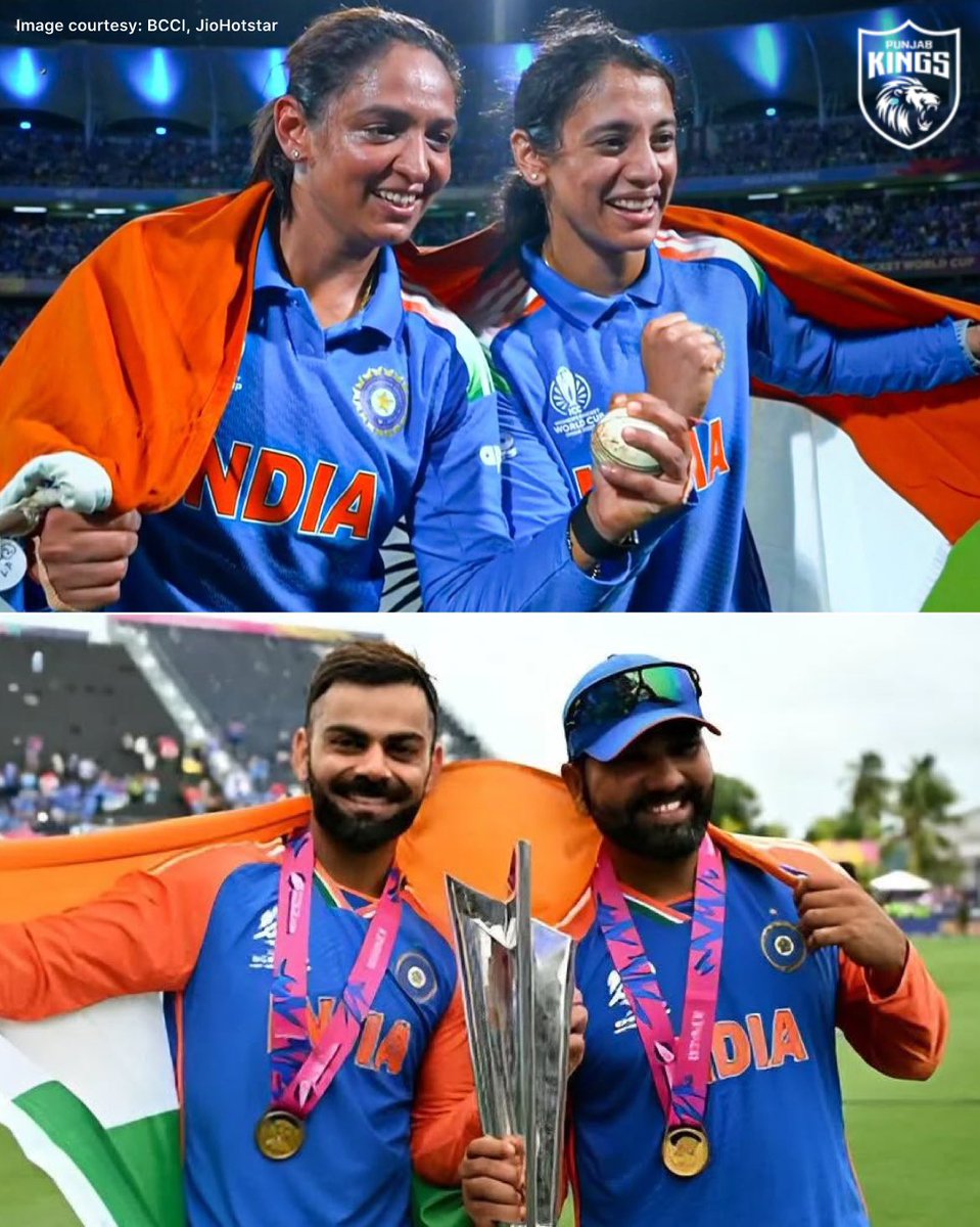 PunjabKingsIPL's tweet image. 🇮🇳 ke aage kuchh nahi 🥹

#INDvSA #WomenInBlue