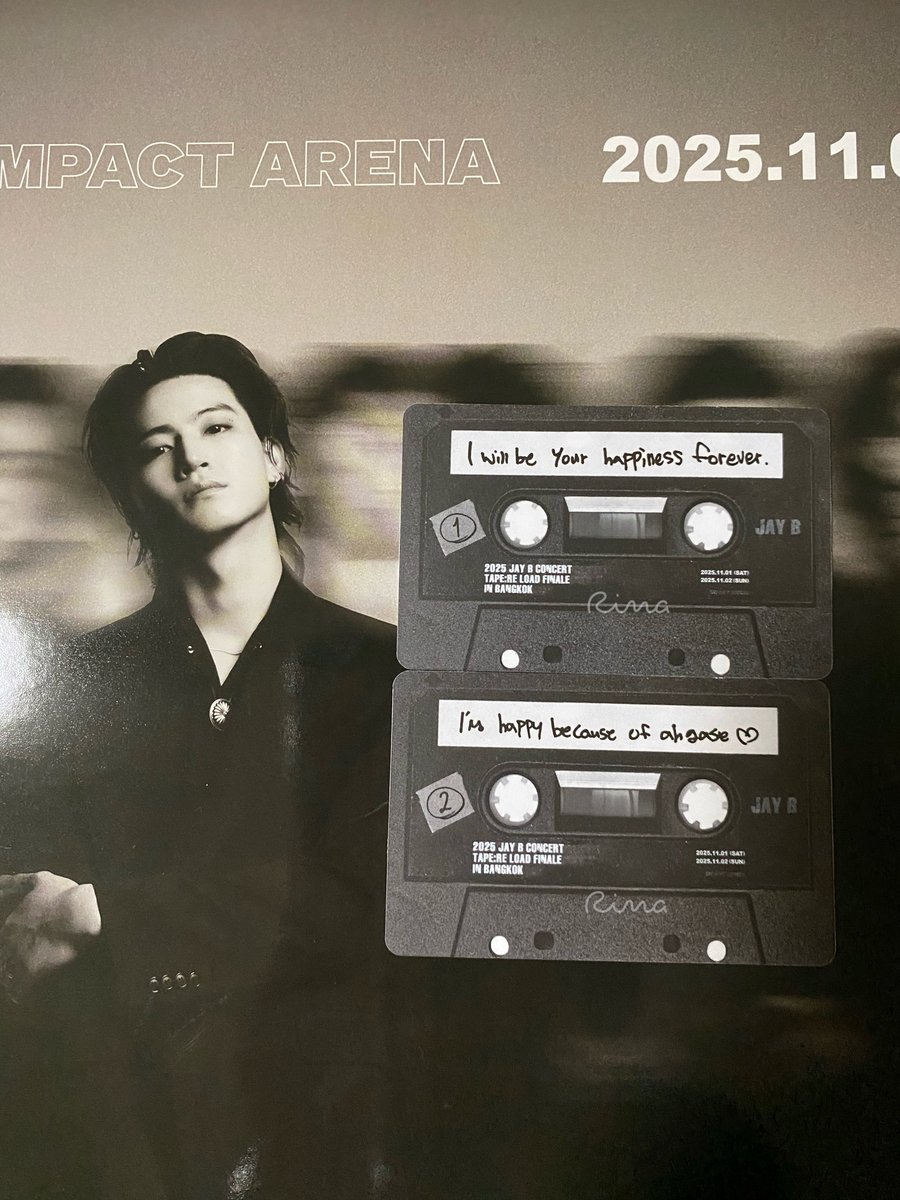 rina2theworld's tweet image. ข้อความหลังการ์ดทั้ง 2 วัน ~~ 💙💚
ขอบคุณนะแจบอม 🥹

📼 Day1: I will be your happiness forever
~ Have you missed me today?
~ You did great today :)
~ Don’t forget to dream of me

📼 Day2: l’m happy because of Ahgase ෆ
~ Have you smiled today?
~ Be healthy!!
~ Keep this with you…