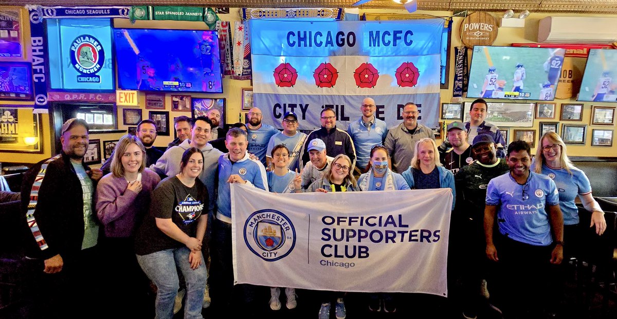 ChicagoMCFC's tweet image. Best team in the land and all the world 🎶🌎🩵

Thank you all for joining us for a fantastic win at @ajhudsons and to the amazing staff for taking great care of us! #mancityosc #ctid