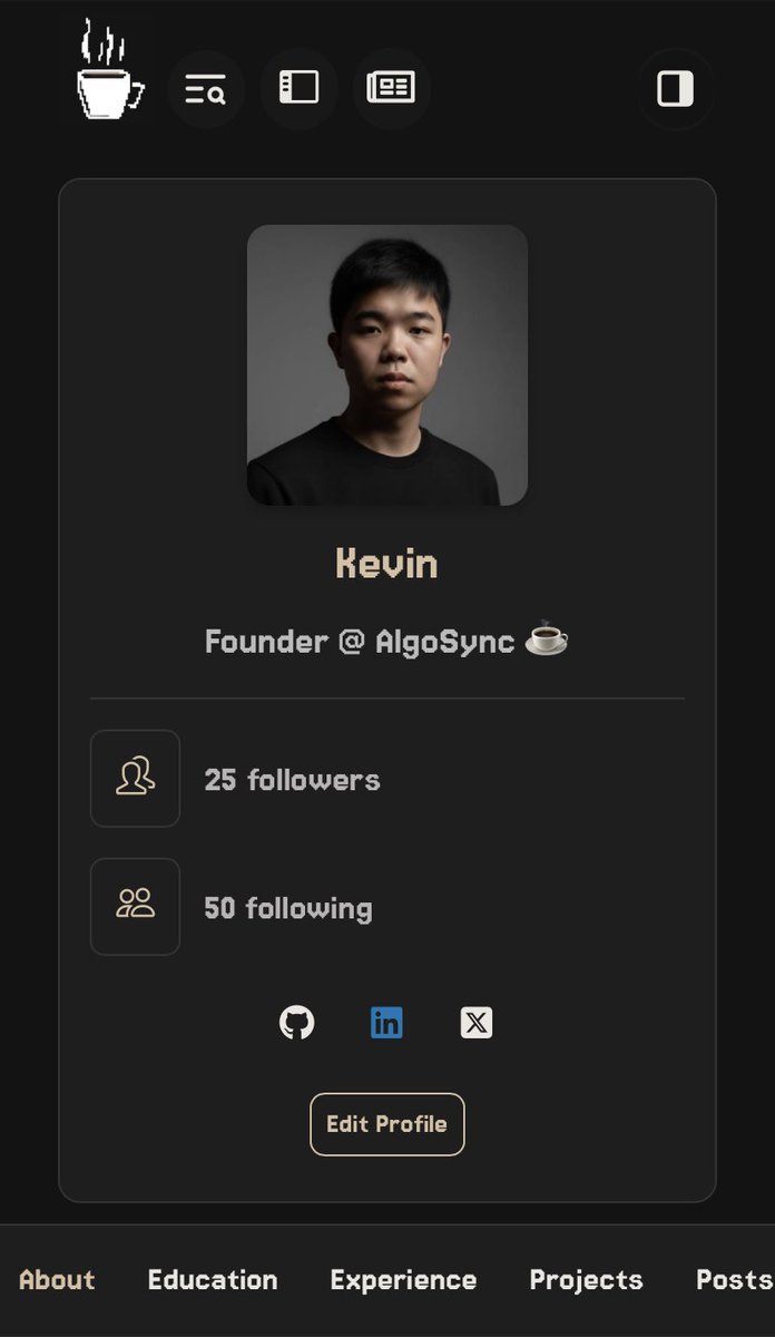 mr_kevinlyy's tweet image. Tired of bouncing between Discords, Subreddits &amp;amp; Slack? 👀

No time for formal networking events?

Or tired of grinding on X/LinkedIn just to reach the right people in tech?

Create your profile on AlgoSync - @algosyncverse - where top students (Stanford, Berkeley, MIT) &amp;amp; SWEs…