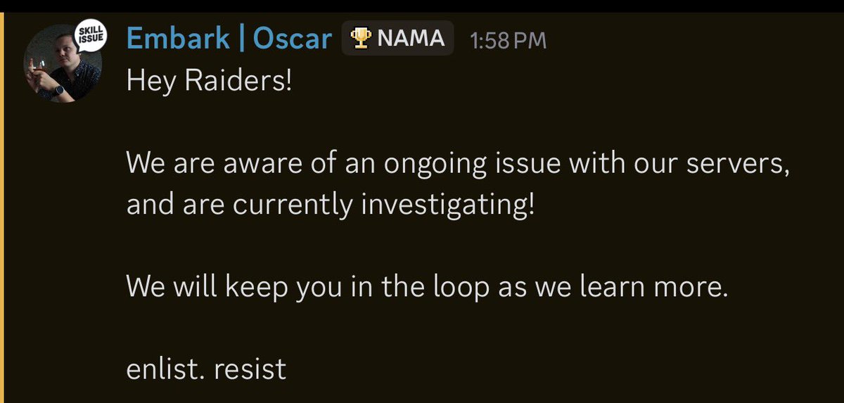 ThatARCGuy's tweet image. Look at this OG in the chat keeping us updated. Top guy @Schnobben is.