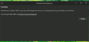 CaptainoatstvFN's tweet photo. @FortniteStatus I'm still getting this crash report every time https://t.co/wgy3RzrkKQ