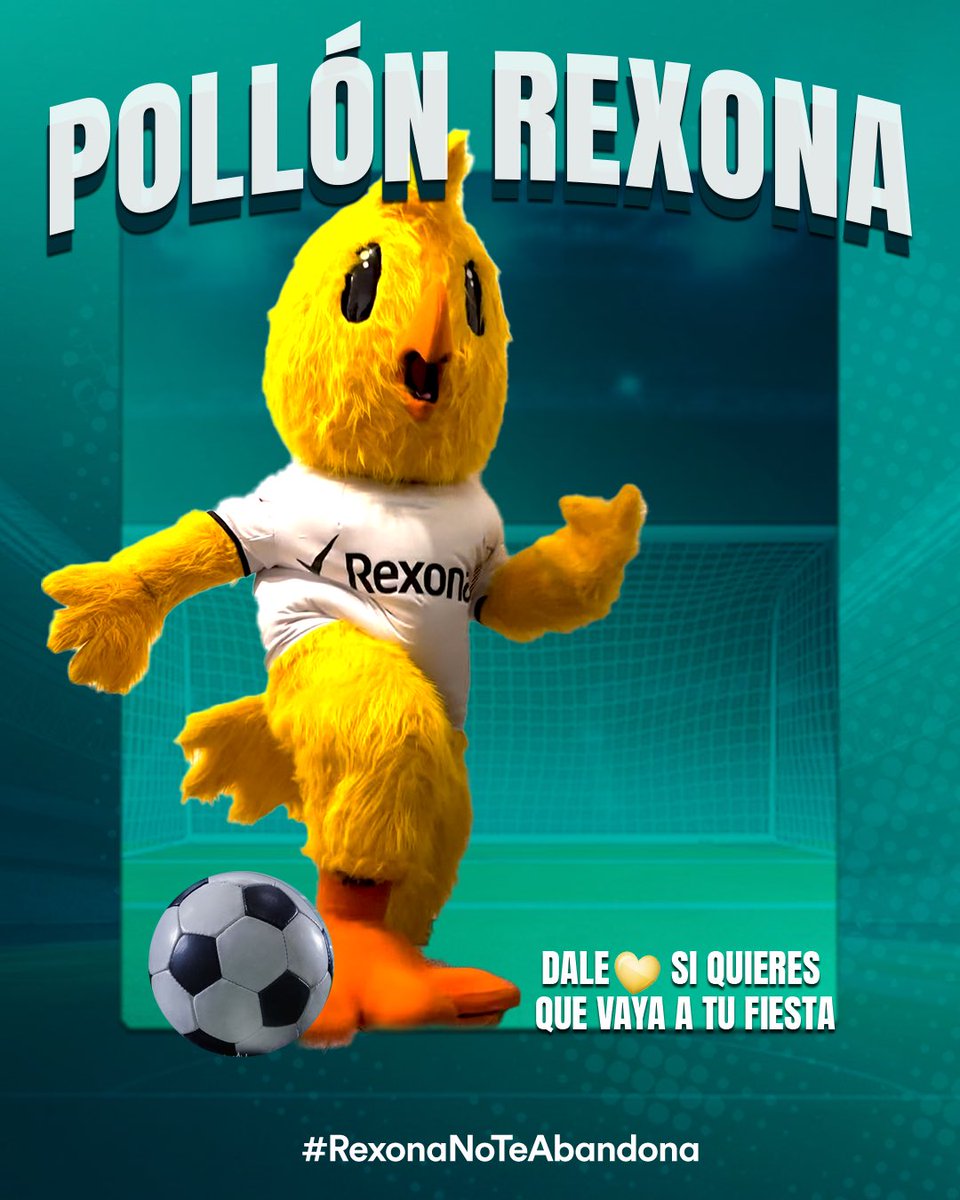 gente, estamos rentando al Pollón para fiestas, bautizos y etc. para sacar más Polloncitos. Más info. con <a href="/RexonaMx/">Rexona México</a> antitranspirante.  YA EN VIVOOOOOO #RexonaNoTeAbandona #publicidad