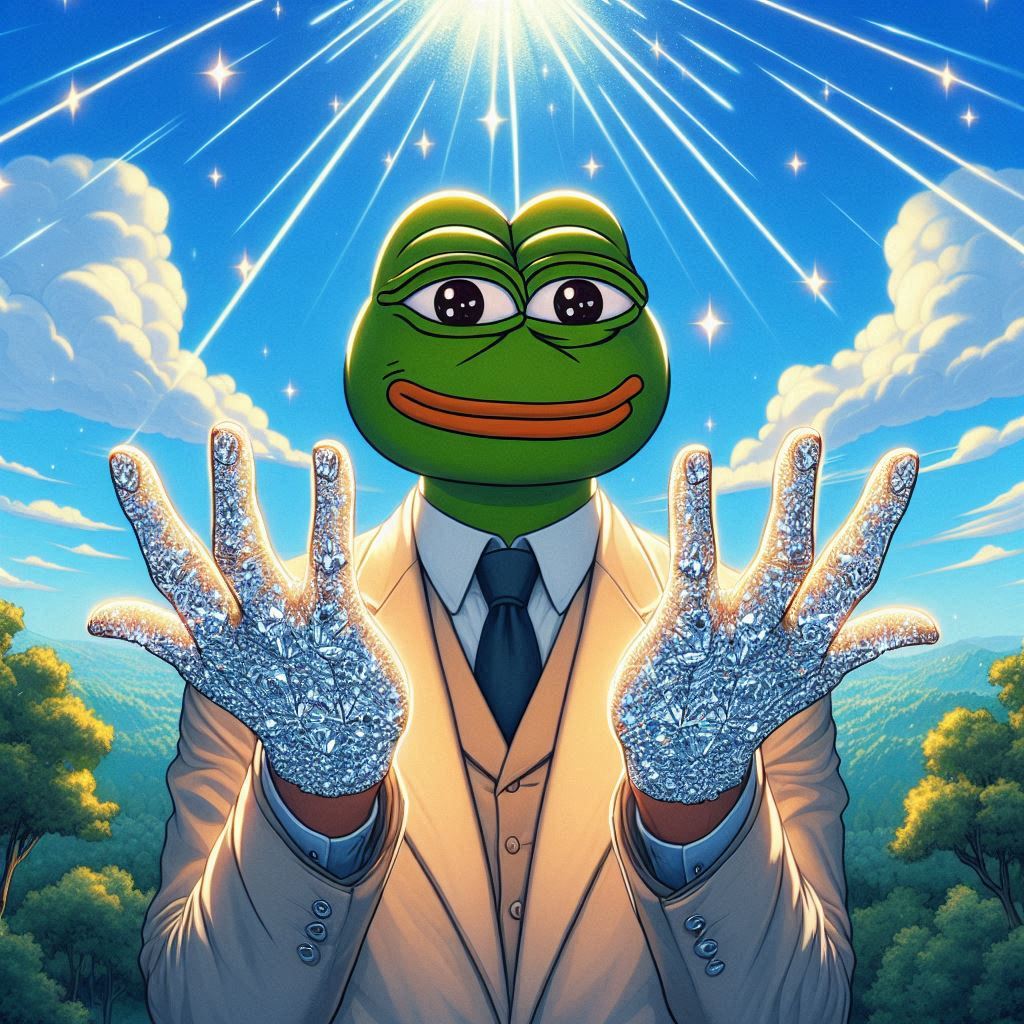 Drink water. 
Touch grass. 
Hold $PEPE. 
💧🌿🐸