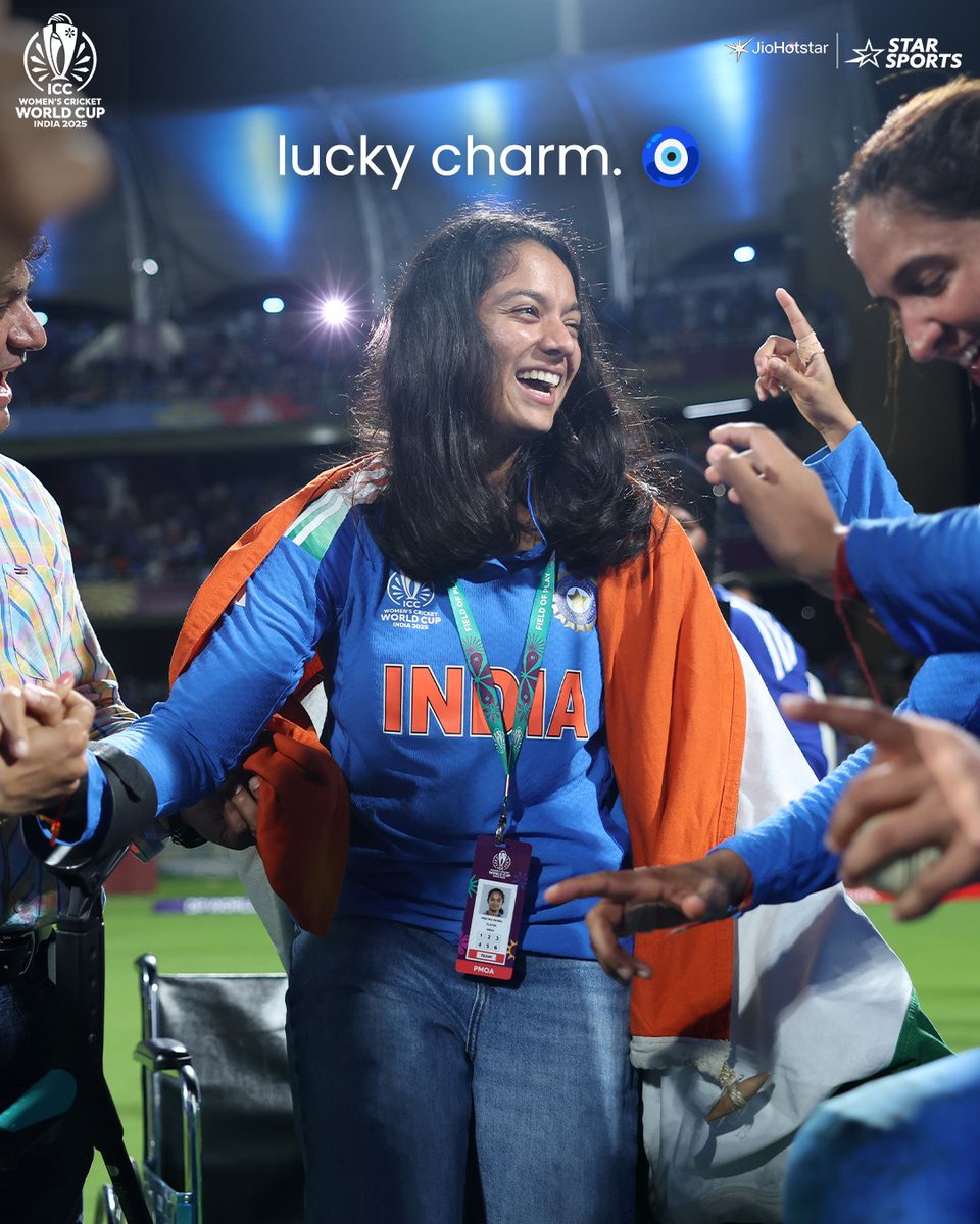 StarSportsIndia's tweet image. You had to be there, Pratika! 💙

#CWC25 #INDvSA
