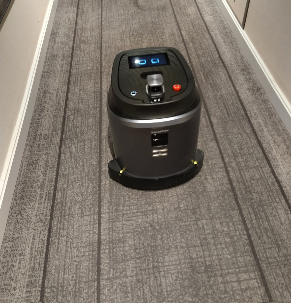 I have been rather taken by these delightful little robot cleaners scouring the corridors of the Hilton Hotel I am in. They quietly keep the place spotless. They must have a good trade union as they only seem to work mornings and afternoons!