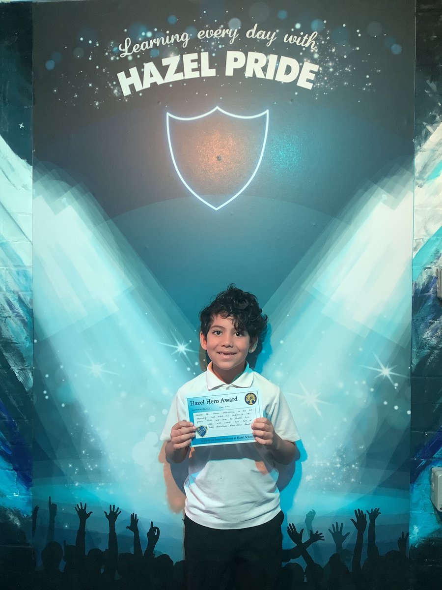 Well done to our Hazel Hero!🌟 <a href="/HazelSchool/">Hazel Community Primary School</a>