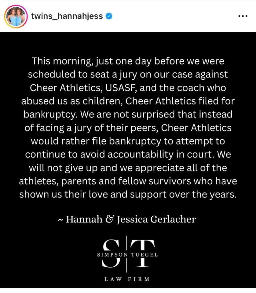 CompactLoaded's tweet image. Just ran an incantation. #Thatgym filed bankruptcy to avoid being held accountable for a multi-million dollar lawsuit. ALLEGEDLY!

The gym is NOT really hurting financially, especially given their assets, but they just don’t want to pay for what they allowed to happen, ALLEGEDLY!