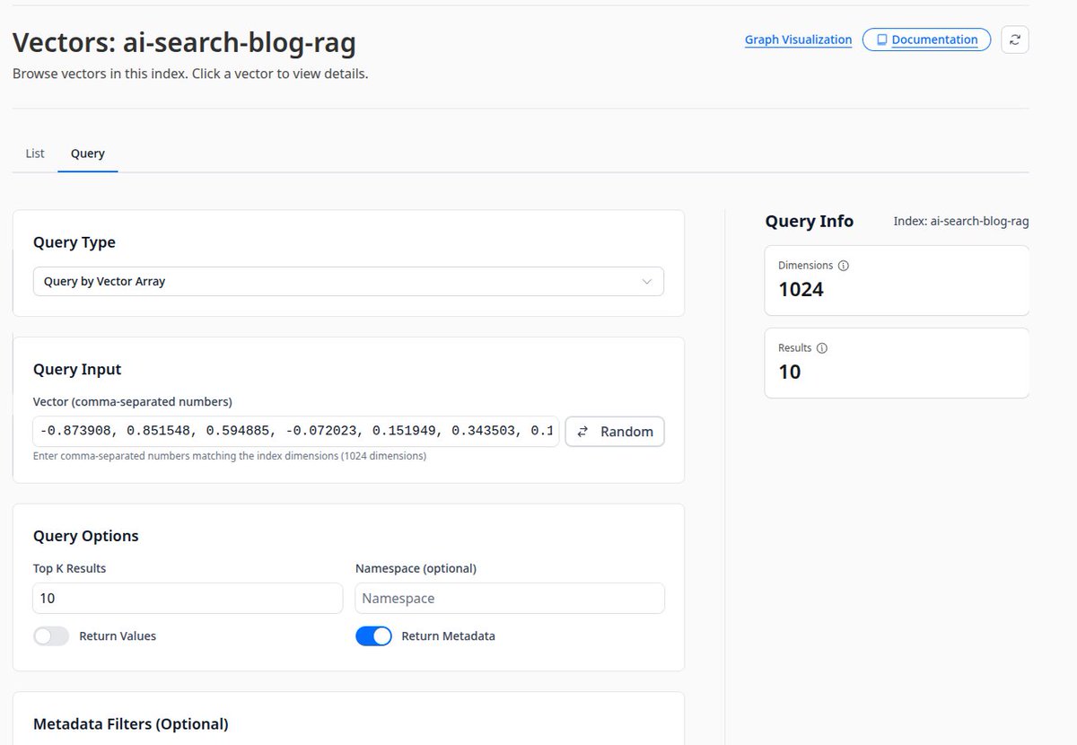 wishee0's tweet image. working on making queries on @Cloudflare vectorize easier to work with, will be using this heavily for ai search later