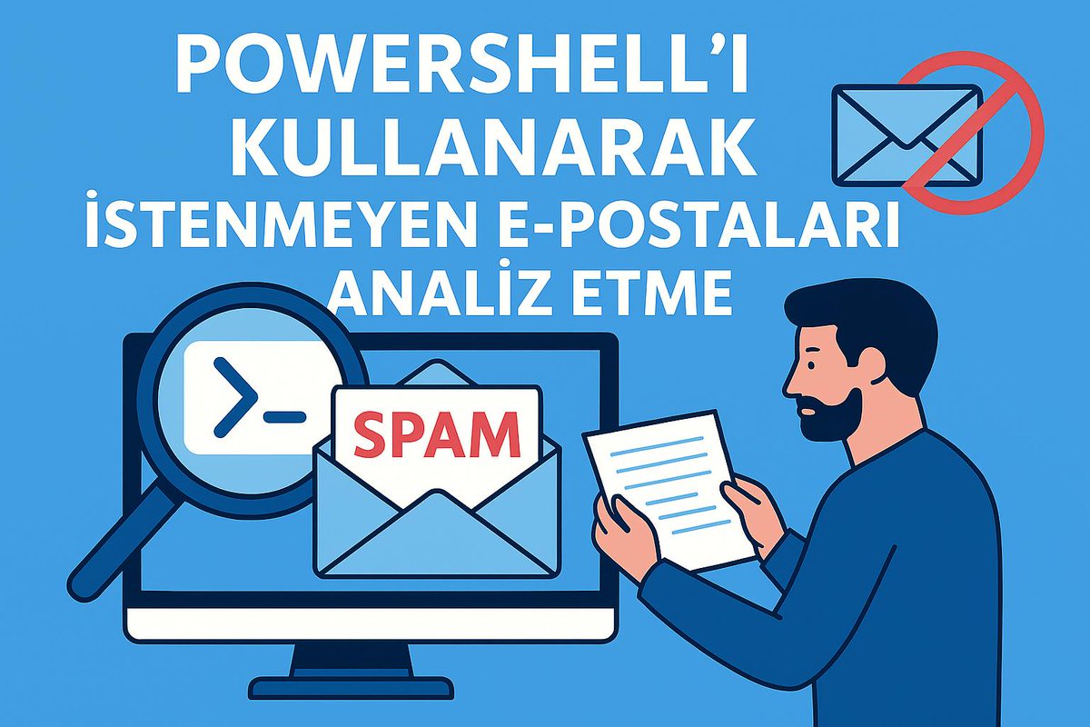 cozumpark's tweet image. PowerShell’i Kullanarak İstenmeyen E-postaları Analiz Etme dlvr.it/TP27ck
