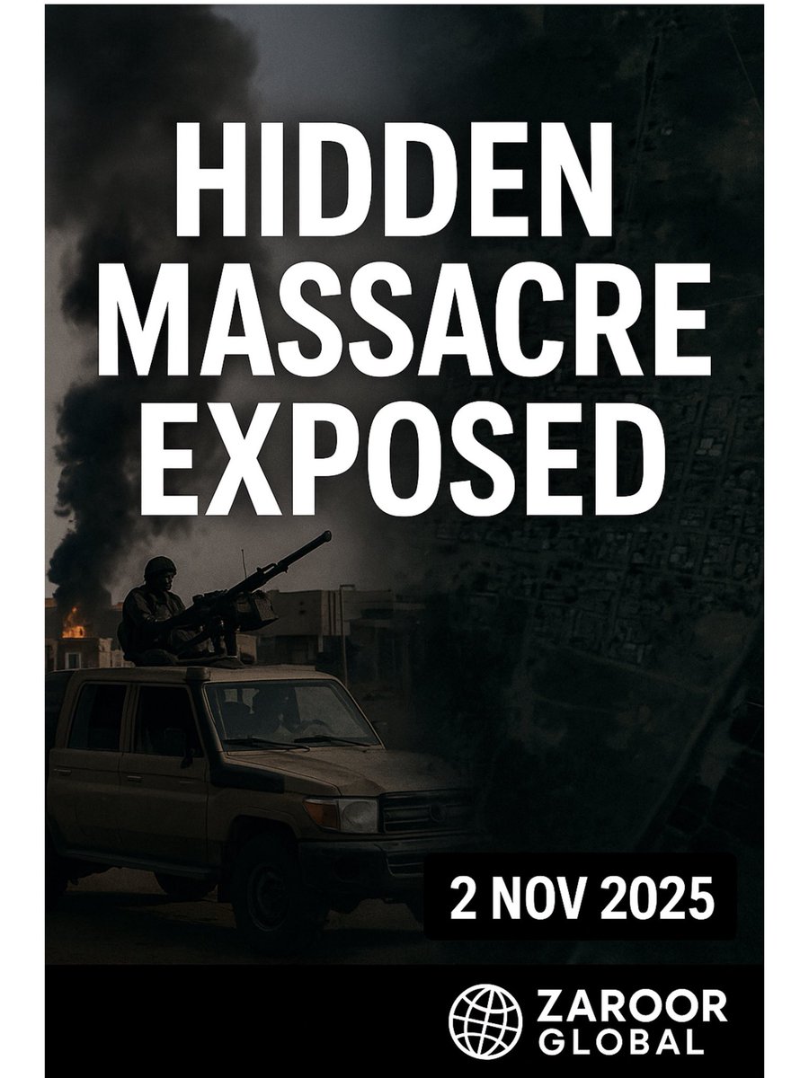 Massacre in Sudan exposed by satellite images. Thousands killed, world silent — demand justice now. #Sudan #news #world #humanrights #breaking #ZaroorGlobal #fyp #trending #forYou #subscribechallenge