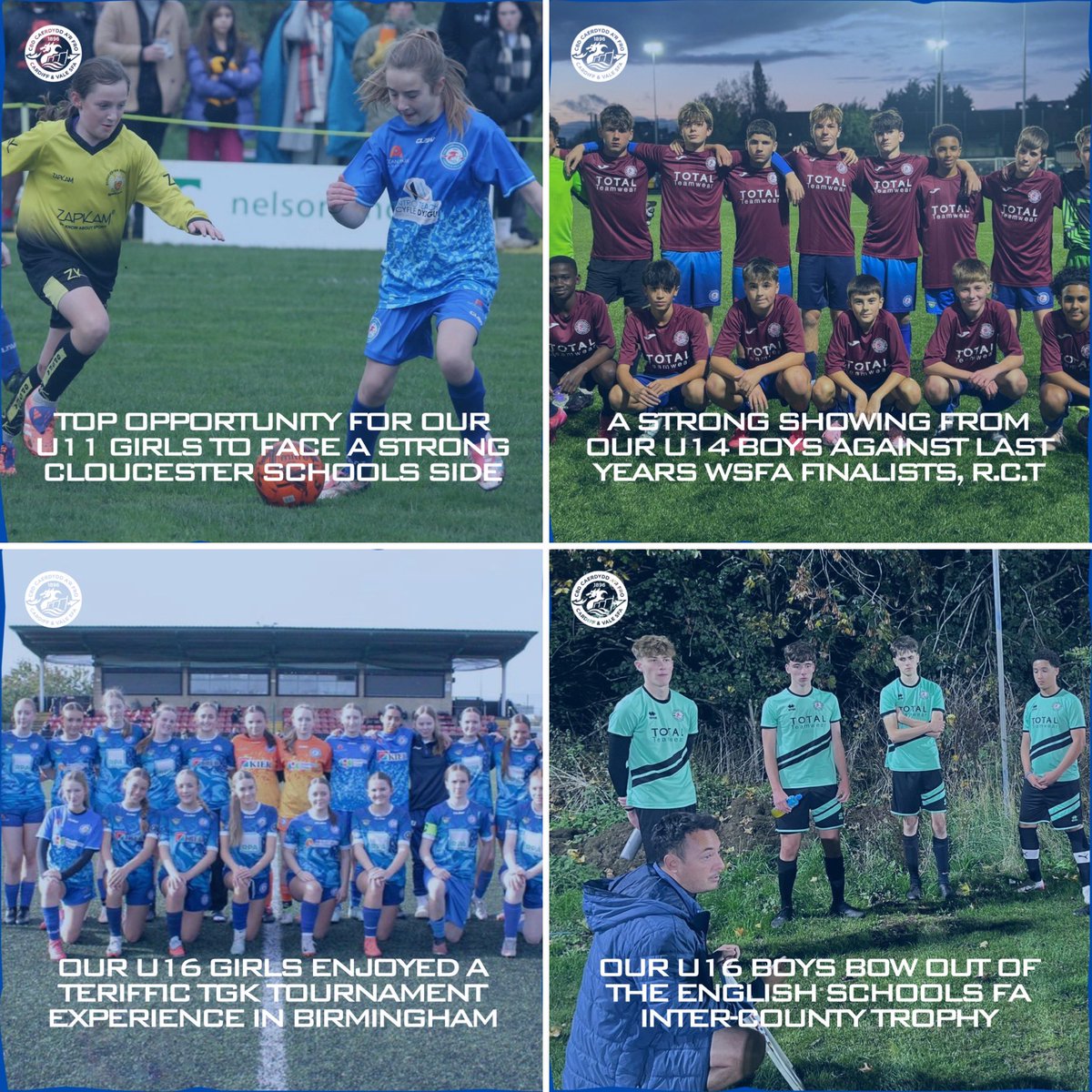 CVSFA's tweet image. ᴛʜɪꜱ ᴘᴀꜱᴛ ᴡᴇᴇᴋ ᴀᴛ ᴄᴀʀᴅɪꜰꜰ &amp;amp; ᴠᴀʟᴇ ꜱꜰᴀ..

@SchoolsFootball matches, residential tournaments &amp;amp; lots of positive returns from @WSFA_InterAssoc group stage games.
We can’t wait for more after the Autumn half term break!

#SchoolCountyCountry 
@oceanparkarena1