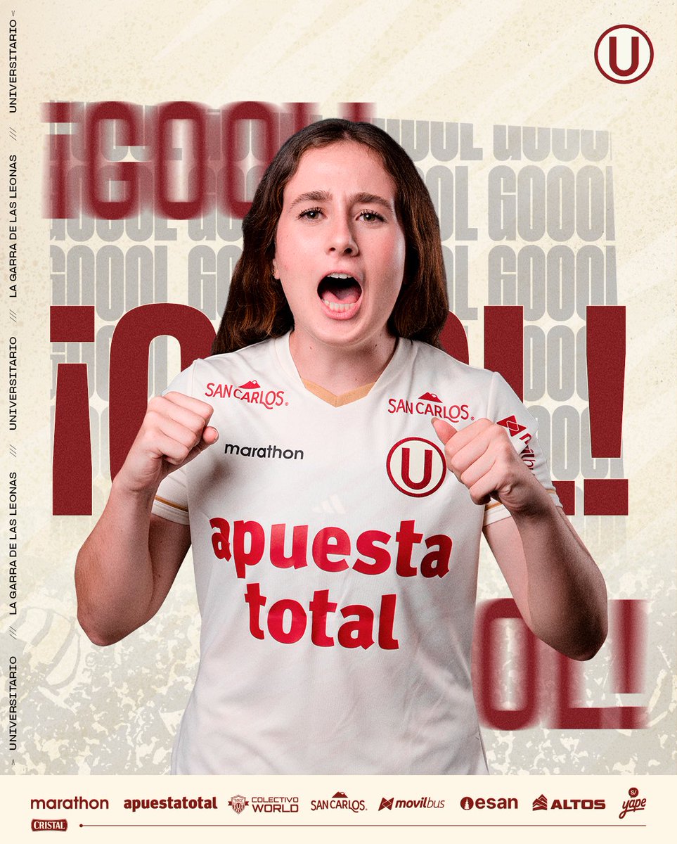 ⏱️ 67’ | Universitario 6-0 Sporting Cristal 

🗣️ ⚽️  𝗚𝗢𝗢𝗢𝗢𝗢𝗢𝗢𝗢𝗢𝗢𝗢𝗢𝗢𝗢𝗢𝗢𝗟

💪 ¡𝗘𝘀𝗼 𝗲𝘀, 𝗩𝗮𝗹𝗲𝗿𝗶𝗲!

#ConLasLeonasHastaElFinal